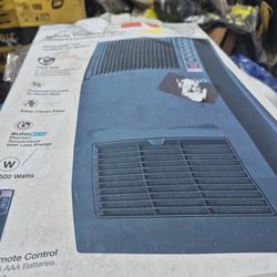 Lasko
1500-Watt 20 in. Black Electric Console Ceramic Space Heater with Tip-Over Switch, Adjustable Louvers, Timer, Remote STORE PRICE $89.97