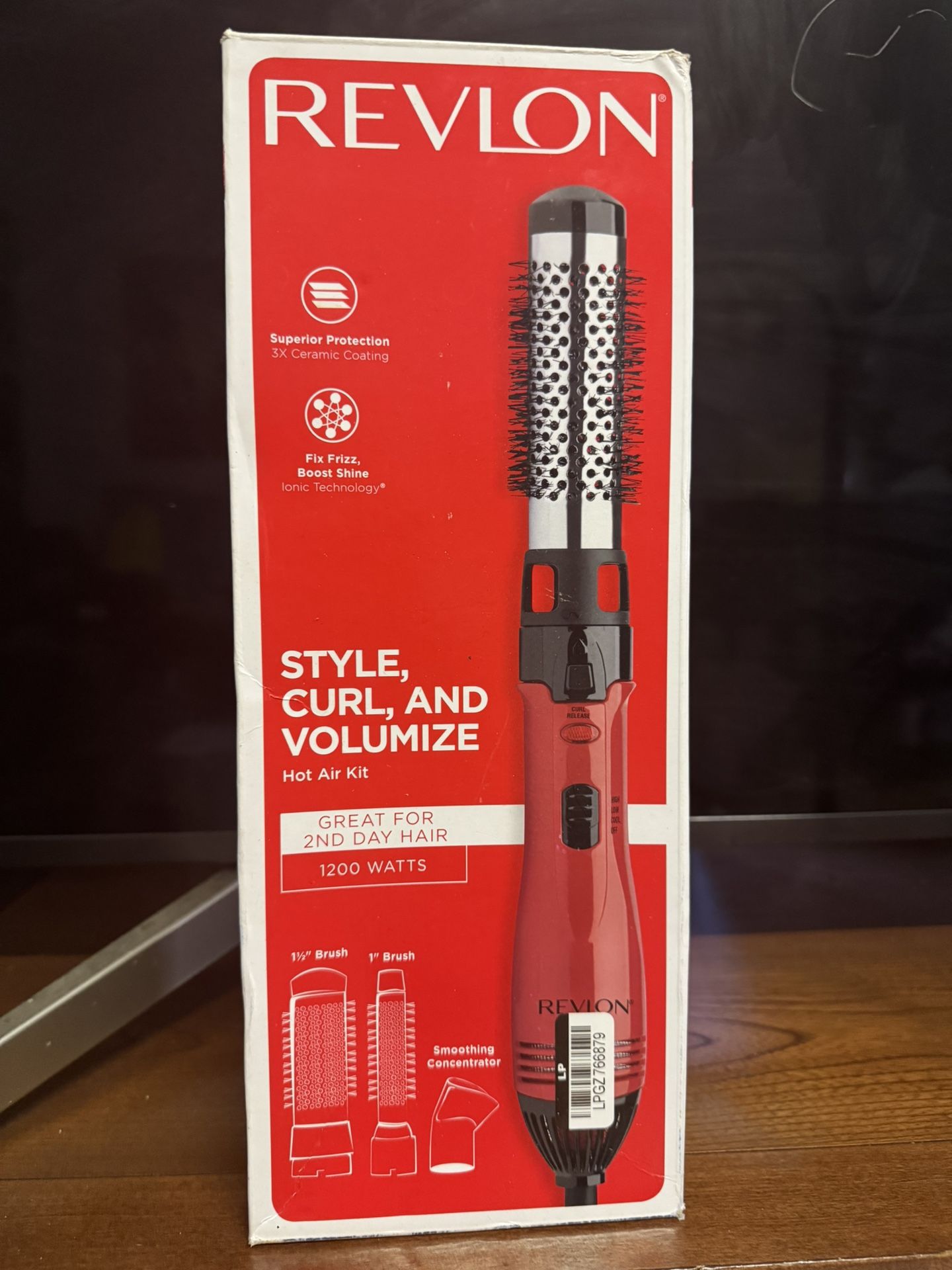 Revlon 1200W Perfect Style Hot Air Kit | Style, Curl, and Volumize, 3 Piece Set