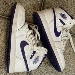 Nike Jordan 1 Purple Toddler Sz 13.5