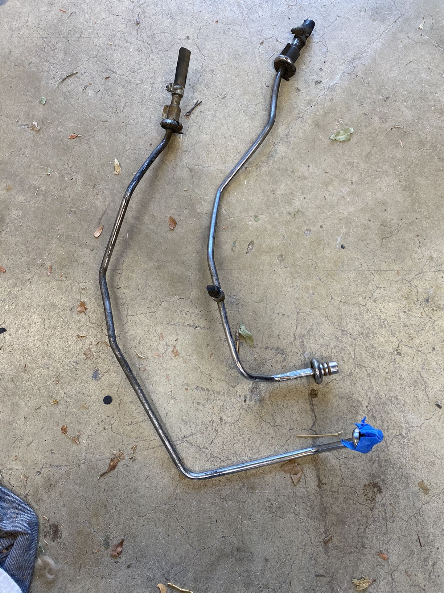 Stock Fox Body Mustang 5.0 L Fuel Lines Quick Disconnect