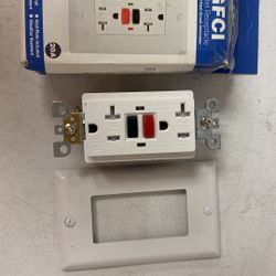 Kasonic GFCI Outlet Receptacle ,20Amp 125V, YGB-095WR, open box