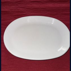 Corelle Sandstone oval serving platter.