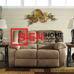 Tulen Mocha Reclining Loveseat

