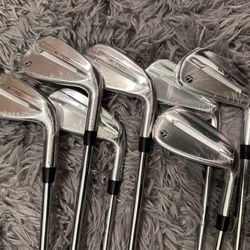 2025 TaylorMade P790 irons (silver finish)