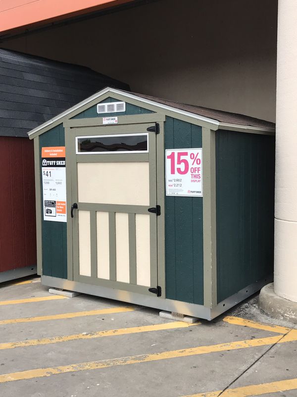 tuff shed 8x12 display for sale! lots of extras!! located