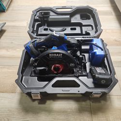 24v Kobalt Max Circular Saw only Used For One Project 