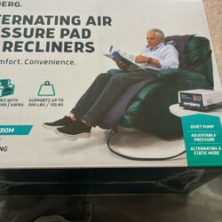 Alternating Air Pressure Pad For Recliners