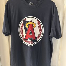 Los Angeles Angels Tee Shirts, Size Large