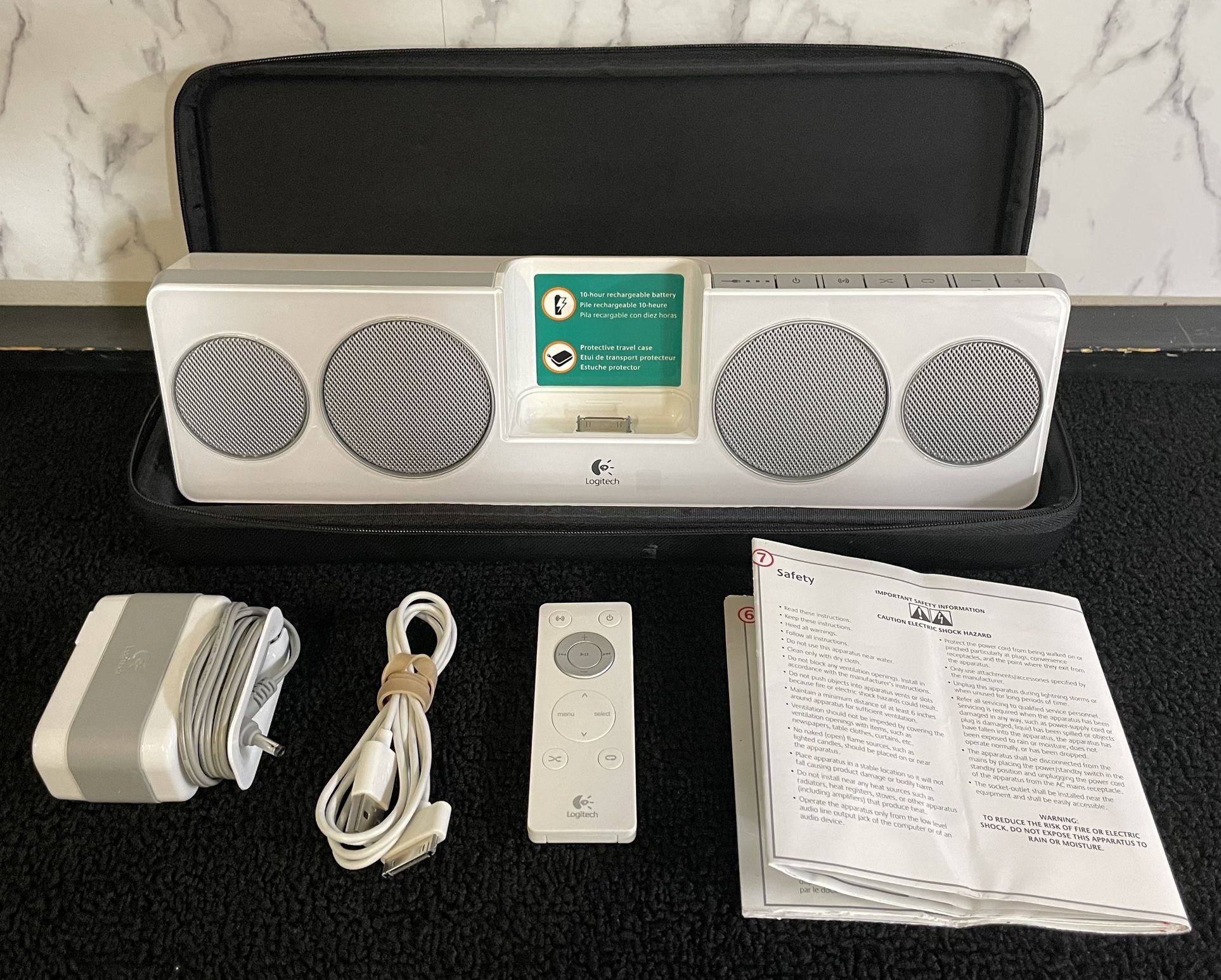 Logitech Pure-Fi Anywhere Portable Speaker