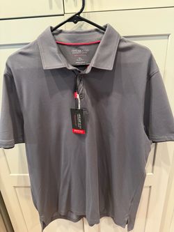 NWT Kenneth Cole Awearness Men’s Short Sleeve Polo XL Grey