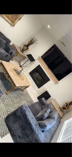 Set of three marble tables