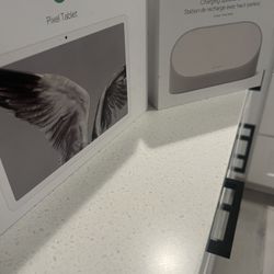 Pixel table and Speaker Dock