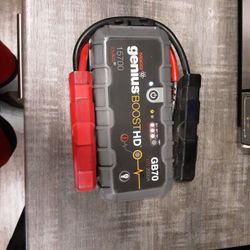 Noco Genius Boost HD GB70 UltraSafe 12V Lithium Battery Booster Pack, Portable Jump Box, Power Bank & Jumper Cables
