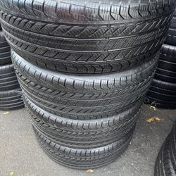 I Have 4 Tires 235-55-19 Continental Good Condition $300 All Four Mounted And Balanced 