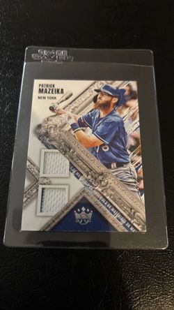 Patrick Mazeika New York Dual Relic Baseball Card