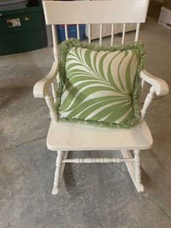 Solid rocking chair. Wood
