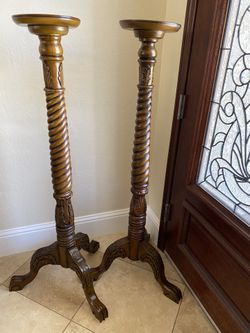 Brown Plant/candle holders for $105