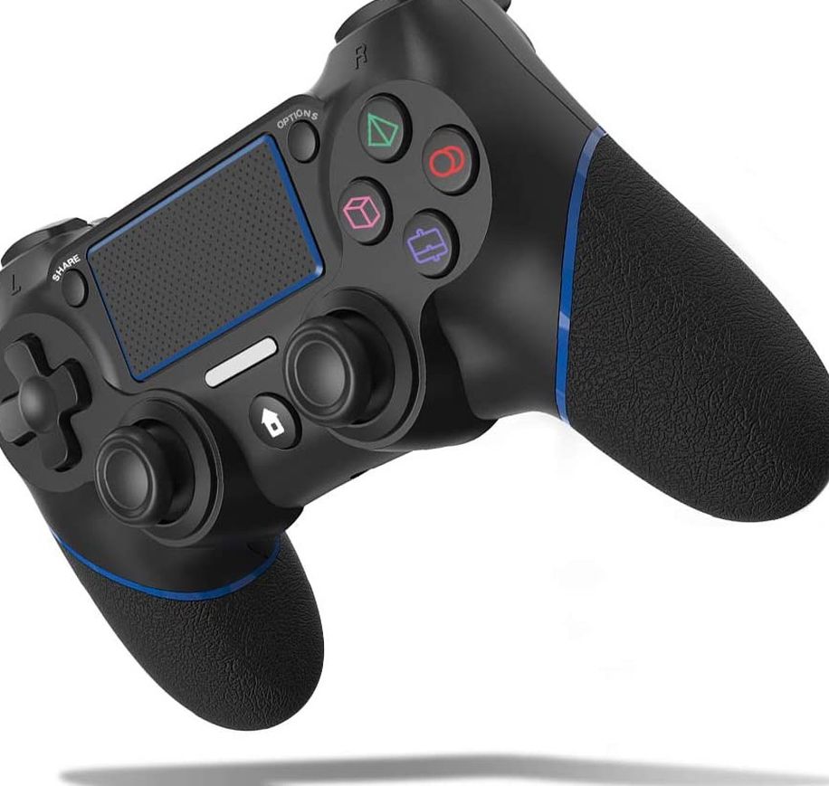 PS4 Controller, Wireless Controller for Playstation 4 with Speaker/Gyro/HD Dual Vibration/Touch Panel/LED Indicator Pro Controller Gamepad for PS4/Sli