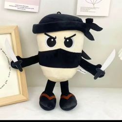 Italian Brainrot Plush - 10 Inch Capuccino Assassino Plush Toy, Collectible Stuffed Animals Plush