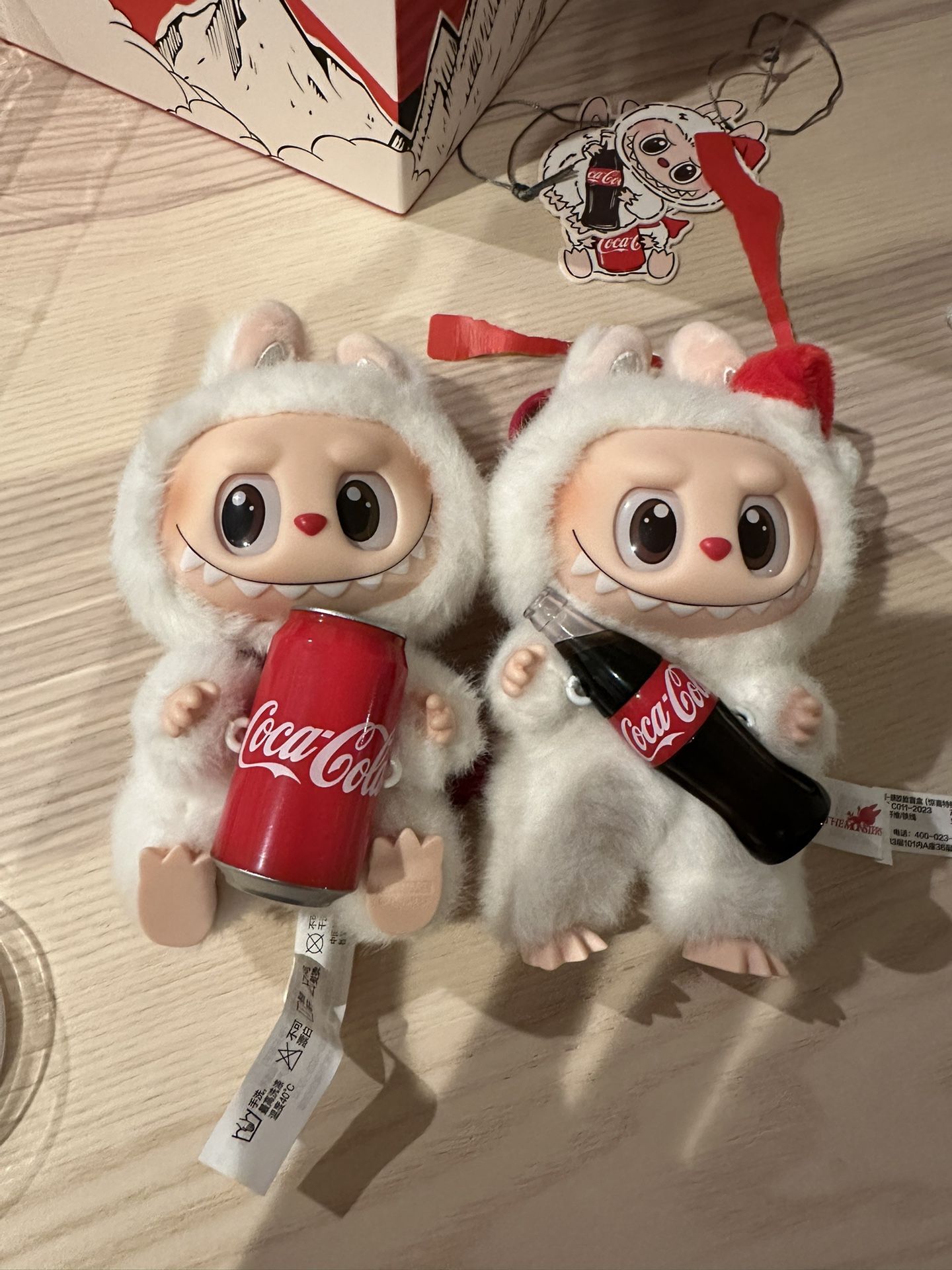 Unpacking Labubu Coca Cola