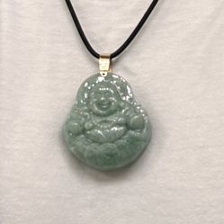 14 Kt Bezel Jade Pendant