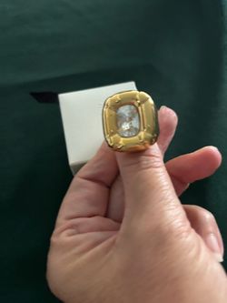 Swarovski gold ring size 8,5