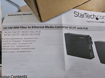 10/100 MM Fiber To Ethernet Media Converter