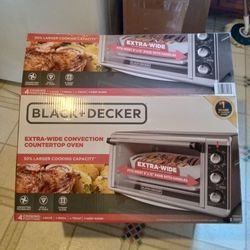 Black And Decker Extra Wide Convection Counter Top Oven 