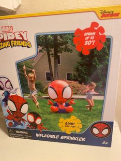 Spidey man kids sprinkler