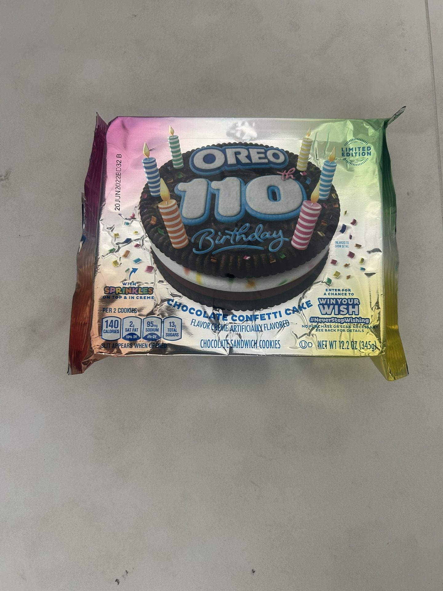 Oreo 110 Birthday Sealed