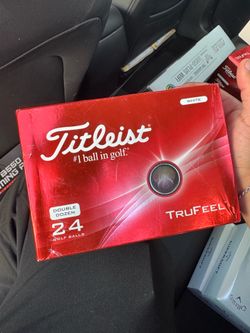 Titleist TruFeel, TaylorMade TP5x Stripe, Callaway Supersoft Golf Balls