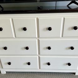 Delta tall dresser White And Brown 
