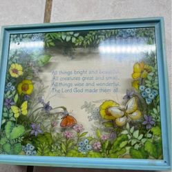 ($5)Small blue Hallmark pic with poem