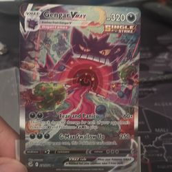 Gengar Vmax rare rainbow Pokémon card