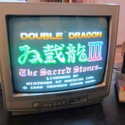 Retro gaming crt tv