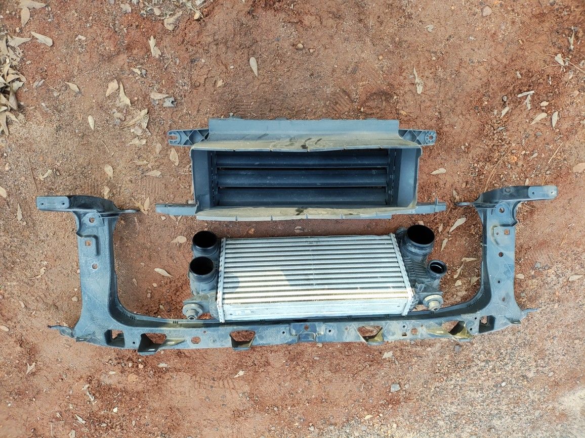 Top Radiator Support Intercooler And Lower Grille Shutter