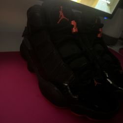 Jordan 6 Rings Black Red 