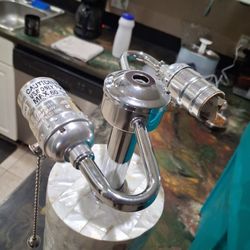 Mid-century Art Deco Mother Of Pearl Lamps