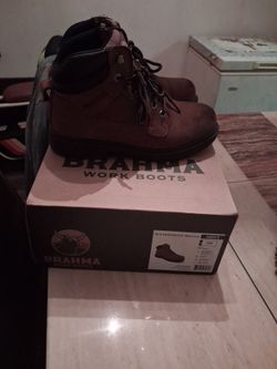 Brahma Waterproof Bravo Men's Work Boots Size 7W