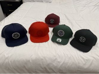 5 Brixton Hats - Good Condition
