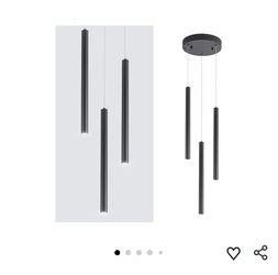 2373: New 3-Light Cluster Pendant Lighting, Ceiling Hanging Lights, Black
Modern Pendant Light,Dimmable LED,For Kitchen Island Dining Room Bar, 6000K