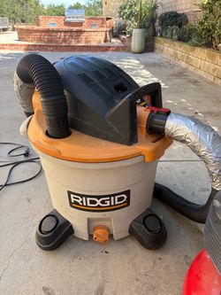 RIDGID 12-Gallon Wet/Dry Shop Vacuum (5.0 Peak HP) – Works Great!