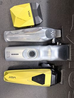 2 hair  Clippers  1 trimmer and shaver set – Wahl, VGR, Gamma+