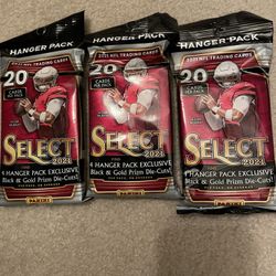 Nfl Sports Cards Select Football Hanger Box Packs 2021 Find Zebra Numbered Cards 