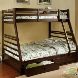 Twin-over-full Bunk Bed
