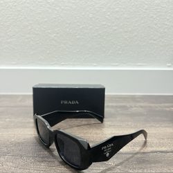 Prada PR 17WS Black Unisex Sunglasses 
