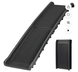 61-inch Dog Pet Ramp Nonslip Folding for Car SUV Backseat Stair Steps Portable Travel Ladder High Traction