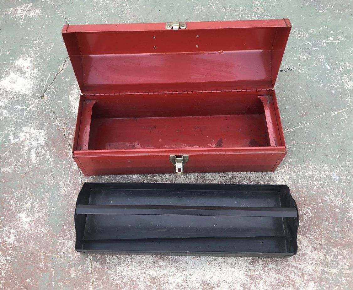 Craftsman Metal Tool Box Red 