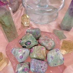 Crystals ( Ruby Fuchsite Tumble) 