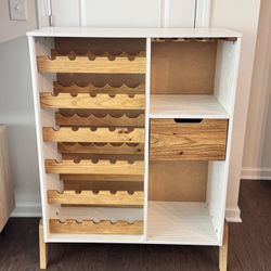 Wine Rack Accent Cabinet